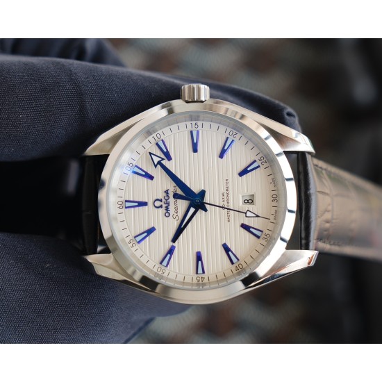 Omega-Aqua Terra 150M 41mm SS/RU Blue Dial GDF A8215