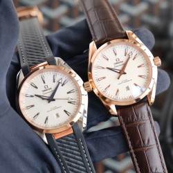 Omega-Aqua Terra 150M 41mm RG/RU White Dial GDF MY8215