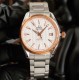 Omega-Aqua Terra 150M 41mm SS/SS Rose Gold Bezel White Dial GDF A8500
