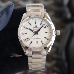 Omega-Aqua Terra 150M 41mm SS/SS White Dial GDF A8500