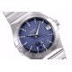 Omega-Constellation Co-Axial 38mm SS/SS Blue VSF Asia 8500