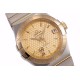  Omega-Constellation Co-Axial 38mm YG/SS Gold VSF Asia 8500