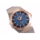  Omega-Constellation Co-Axial 38mm RG/SS Blue VSF Asia 8500
