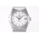  Omega-Constellation Co-Axial 38mm SS/SS White VSF Asia 8500