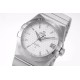  Omega-Constellation Co-Axial 38mm SS/SS White VSF Asia 8500