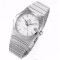  Omega-Constellation Co-Axial 38mm SS/SS White VSF Asia 8500