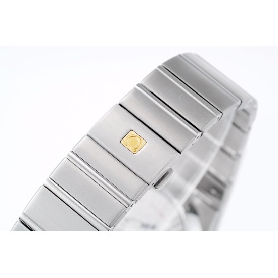  Omega-Constellation Co-Axial 38mm SS/SS White VSF Asia 8500