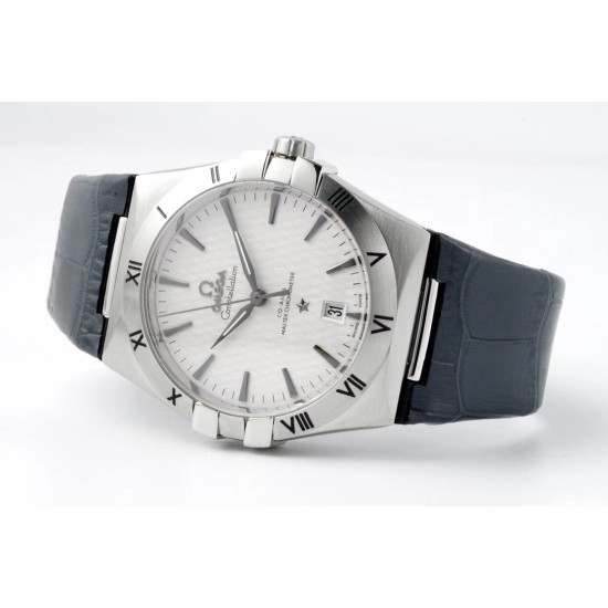  Omega-Constellation 39mm SS/LE White Dial AIF 8800 movement