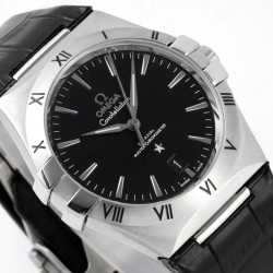  Omega-Constellation 39mm SS/LE Black Dial AIF 8800 movement