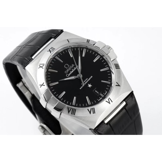  Omega-Constellation 39mm SS/LE Black Dial AIF 8800 movement