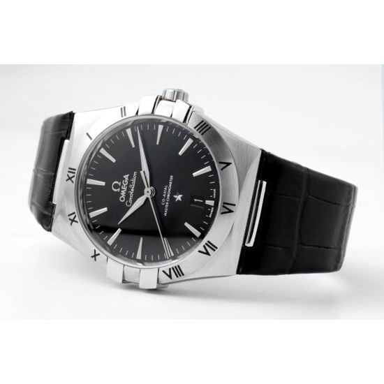  Omega-Constellation 39mm SS/LE Black Dial AIF 8800 movement