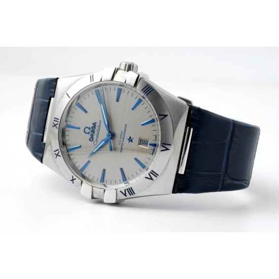  Omega-Constellation 39mm SS/LE Grey Dial AIF 8800 movement