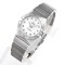  Omega-Constellation Ladies 28mm SS/SS White MOP Diamonds IWC-Marker 8848F Swiss Qtz