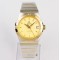  Omega-Constellation Co-Axial 38mm YG/SS Gold Dial VSF Asia 8500