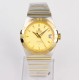 Omega-Constellation Co-Axial 38mm YG/SS Gold Dial VSF Asia 8500
