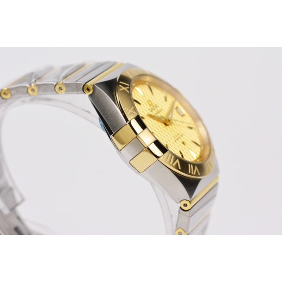  Omega-Constellation Co-Axial 38mm YG/SS Gold Dial VSF Asia 8500