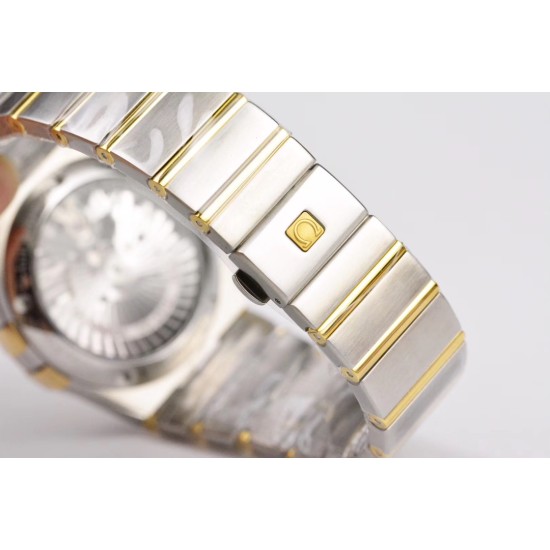  Omega-Constellation Co-Axial 38mm YG/SS Gold Dial VSF Asia 8500