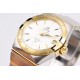  Omega-Constellation Co-Axial 38mm YG/SS White VSF Asia 8500