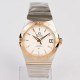  Omega-Constellation Co-Axial 38mm RG/SS White VSF Asia 8500