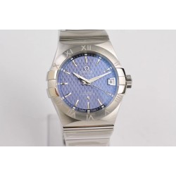  Omega-Constellation Co-Axial 38mm SS/SS Blue Dial VSF Asia 8500