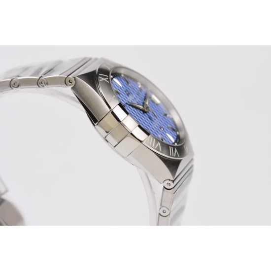  Omega-Constellation Co-Axial 38mm SS/SS Blue Dial VSF Asia 8500