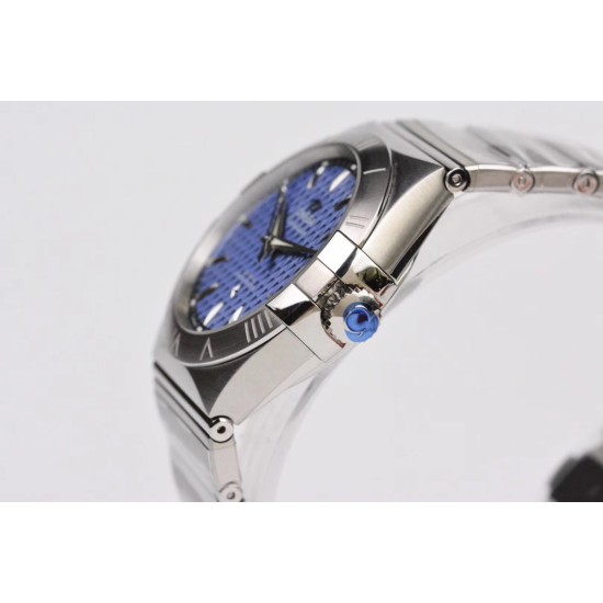  Omega-Constellation Co-Axial 38mm SS/SS Blue Dial VSF Asia 8500