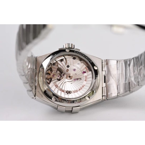  Omega-Constellation Co-Axial 38mm SS/SS Blue Dial VSF Asia 8500