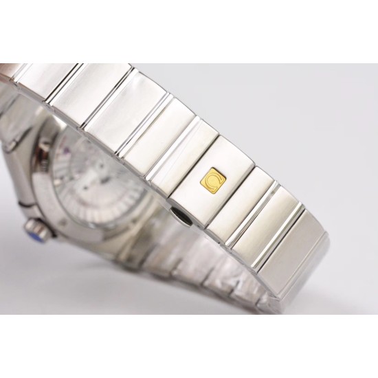  Omega-Constellation Co-Axial 38mm SS/SS Blue Dial VSF Asia 8500