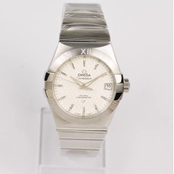  Omega-Constellation Co-Axial 38mm SS/SS White Dial VSF Asia 8500