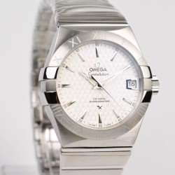  Omega-Constellation Co-Axial 38mm SS/SS White Dial VSF Asia 8500