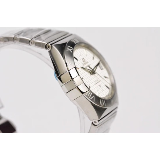  Omega-Constellation Co-Axial 38mm SS/SS White Dial VSF Asia 8500