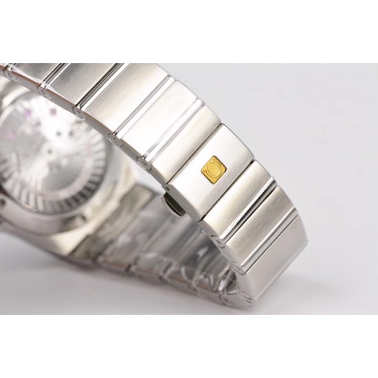  Omega-Constellation Co-Axial 38mm SS/SS White Dial VSF Asia 8500