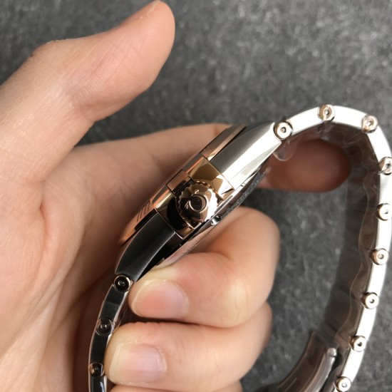  Omega-Constellation Co-Axial 38mm RG/SS Blue VSF Asia 8500