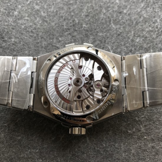  Omega-Constellation Co-Axial 38mm SS/SS Blue Dial VSF Asia 8500