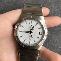  Omega-Constellation Co-Axial 38mm SS/SS White Dial VSF Asia 8500