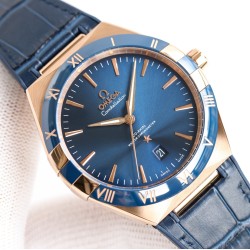  Omega-Constellation 2020 41mm RG/LE Blue Dial BLSF A8900