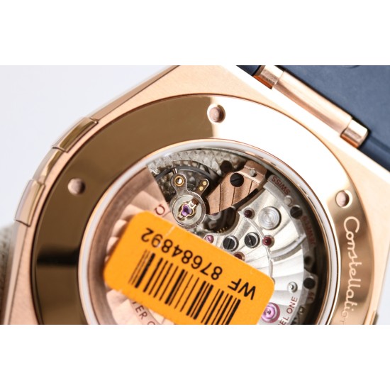  Omega-Constellation 2020 41mm RG/LE Blue Dial BLSF A8900