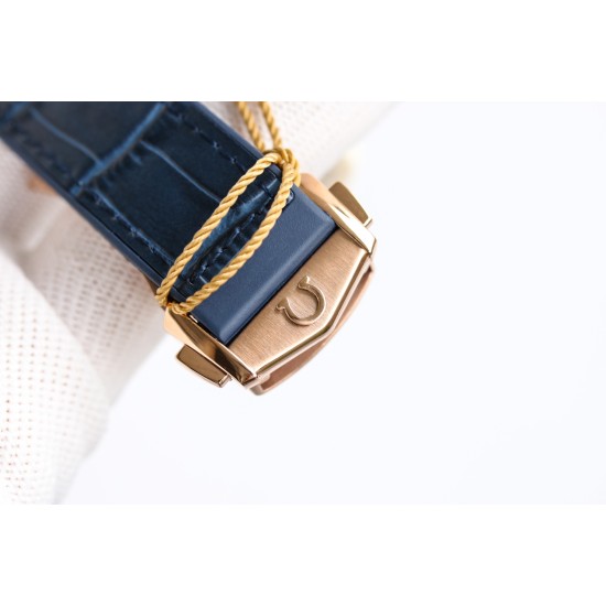  Omega-Constellation 2020 41mm RG/LE Blue Dial BLSF A8900