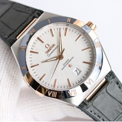  Omega-Constellation 2020 41mm RG/LE White Dial BLSF A8900