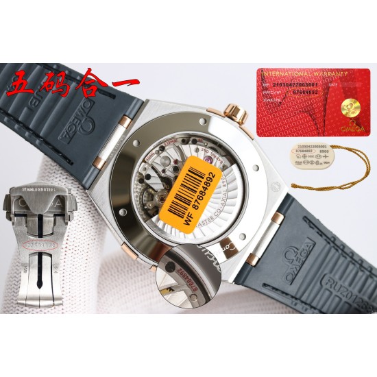  Omega-Constellation 2020 41mm RG/LE White Dial BLSF A8900