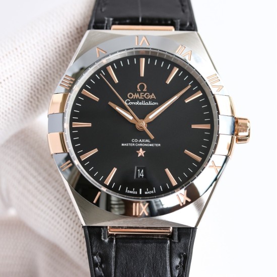  Omega-Constellation 2020 41mm SS/LE Black Dial BLSF A8900