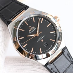  Omega-Constellation 2020 41mm SS/LE Black Dial BLSF A8900