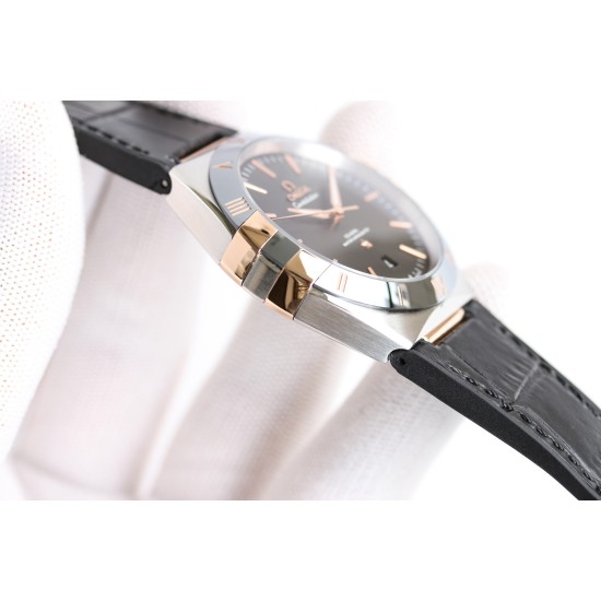  Omega-Constellation 2020 41mm SS/LE Black Dial BLSF A8900