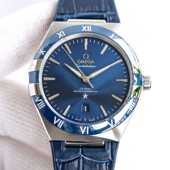  Omega-Constellation 2020 41mm SS/LE Blue Dial BLSF A8900