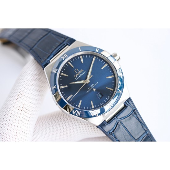  Omega-Constellation 2020 41mm SS/LE Blue Dial BLSF A8900
