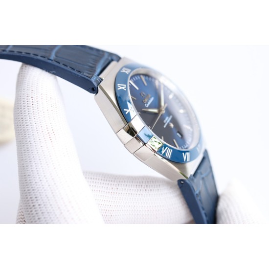  Omega-Constellation 2020 41mm SS/LE Blue Dial BLSF A8900