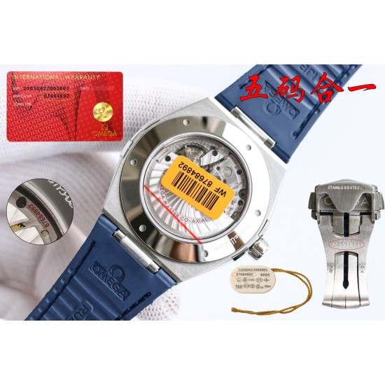  Omega-Constellation 2020 41mm SS/LE Blue Dial BLSF A8900