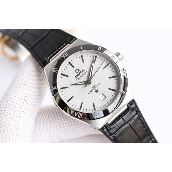  Omega-Constellation 2020 41mm SS/LE White Dial BLSF A8900