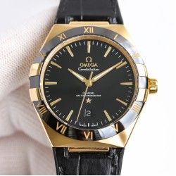  Omega-Constellation 2020 41mm YG/LE Black Dial BLSF A8900