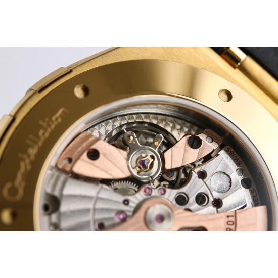  Omega-Constellation 2020 41mm YG/LE Black Dial BLSF A8900